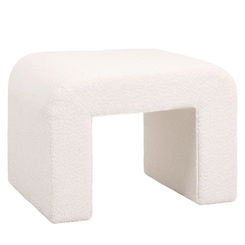 26 Modern Bench Upholstered in Velvet or Boucle With Padded Foam Seat for Living Room Bedroom Home Office