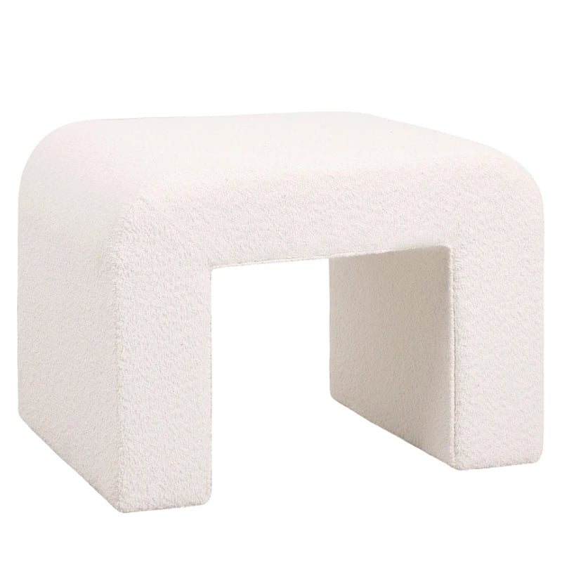 26 Modern Bench Upholstered in Velvet or Boucle With Padded Foam Seat for Living Room Bedroom Home Office
