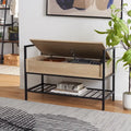 Upholstered Storage Bench with Hidden Compartment for Bedroom or Entryway