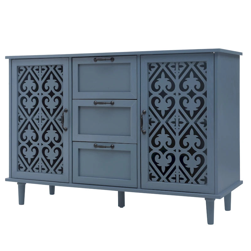 Bathroom Storage Cabinet with Adjustable Shelves and Metal Hardware, Freestanding Linen Tower for Small Spaces