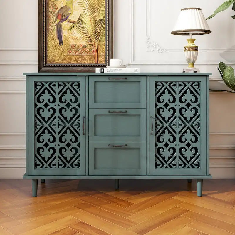 Bathroom Storage Cabinet with Adjustable Shelves and Metal Hardware, Freestanding Linen Tower for Small Spaces