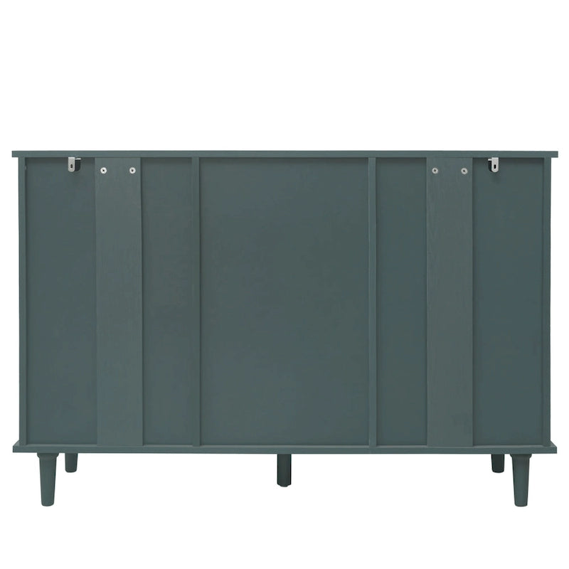 Bathroom Storage Cabinet with Adjustable Shelves and Metal Hardware, Freestanding Linen Tower for Small Spaces