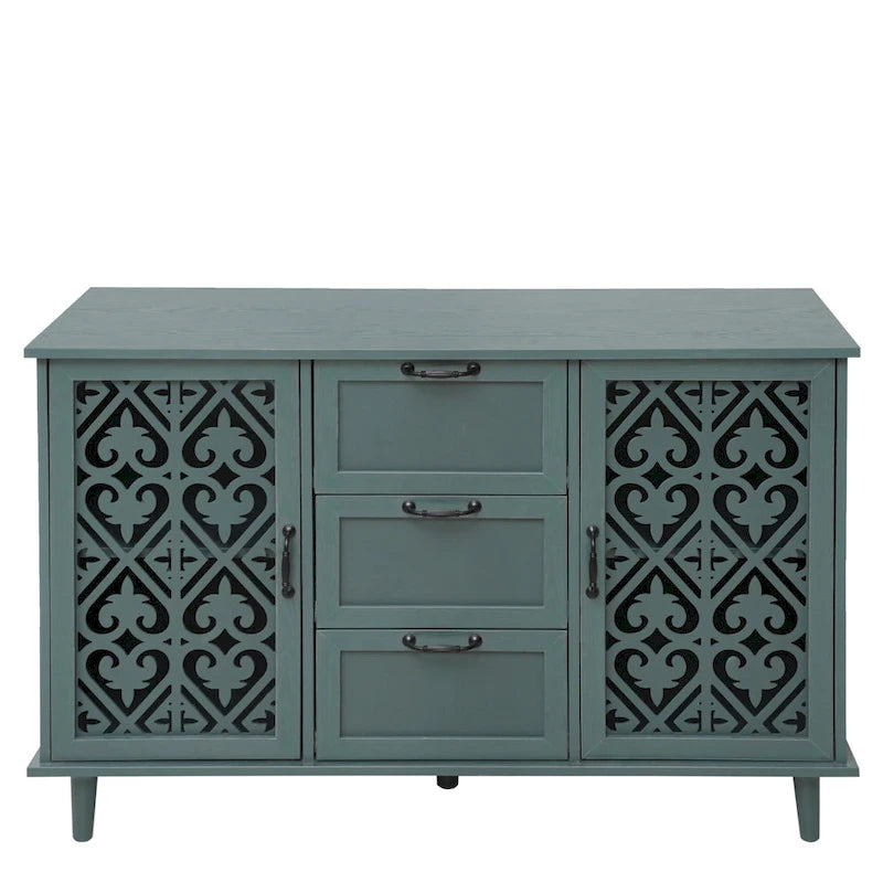 Bathroom Storage Cabinet with Adjustable Shelves and Metal Hardware, Freestanding Linen Tower for Small Spaces