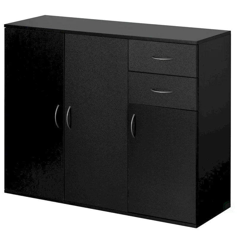 33 Sideboard Buffet Cabinet with Storage, Spacious Table Top, Large Drawers, and Adjustable Shelf - Kitchen Organizer & Storage